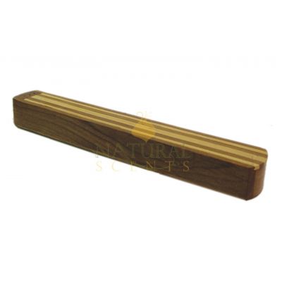 Striped Wooden Storage Box Incense Holder – Ash Catcher