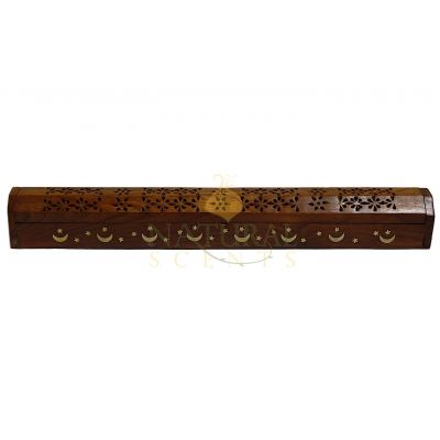 Octagonal Jumbo Box Wooden Incense Burner – Ash Catcher