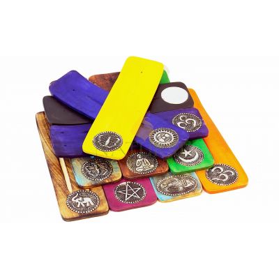 Assorted Incense Holders Wooden & Silver – Stick Burner