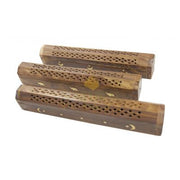 Assorted Wood Mini Coffin Incense Holders