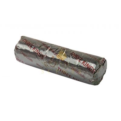 Three Kings Large Charcoal 40mm – 1 Roll (10 Tablets)