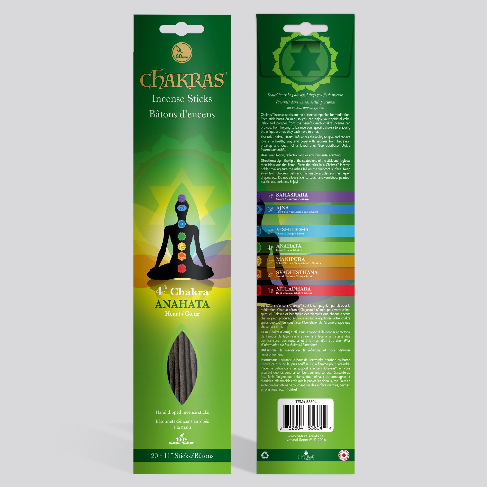 Chakras #04 Anahata Incense Sticks