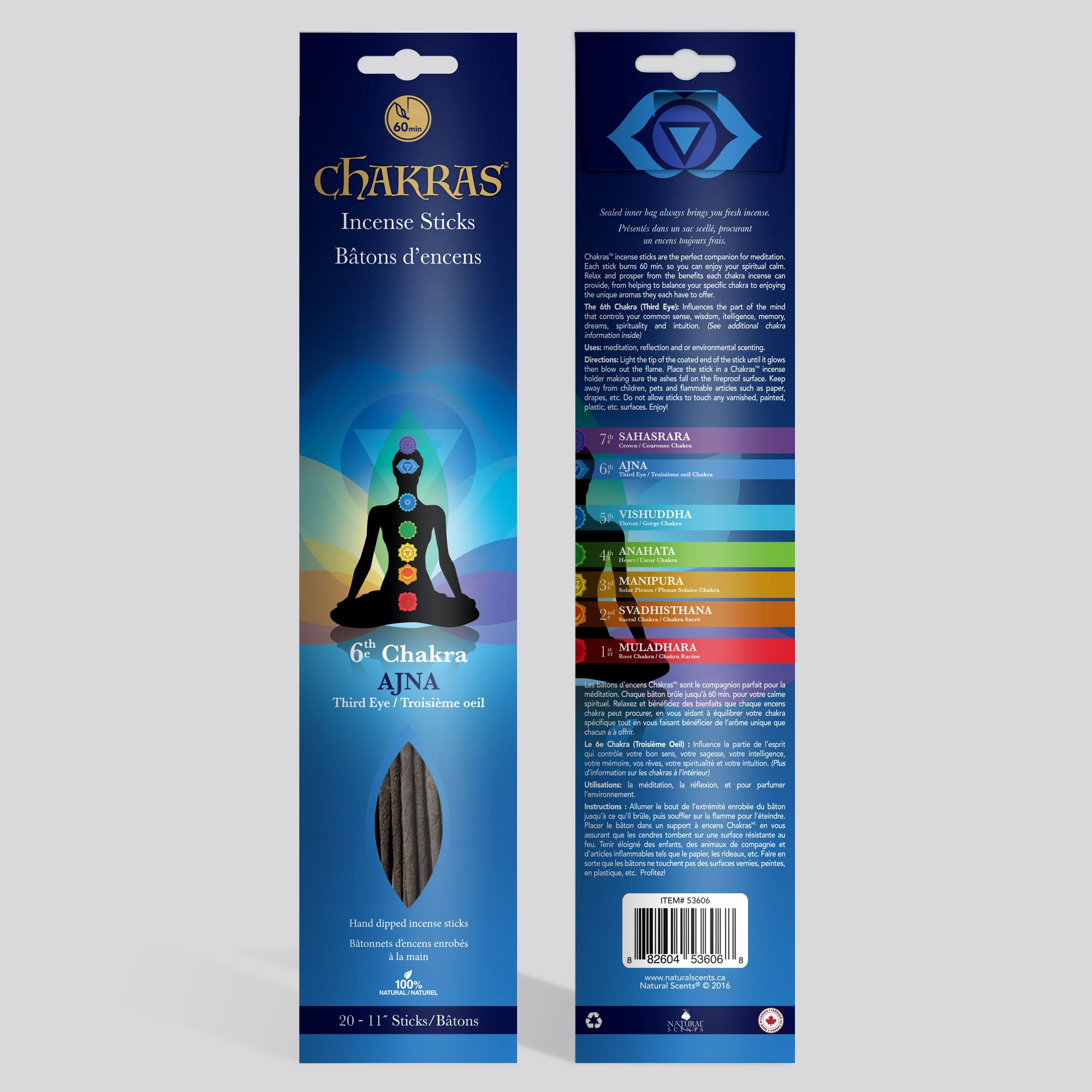 Chakras #06 Ajna Incense Sticks