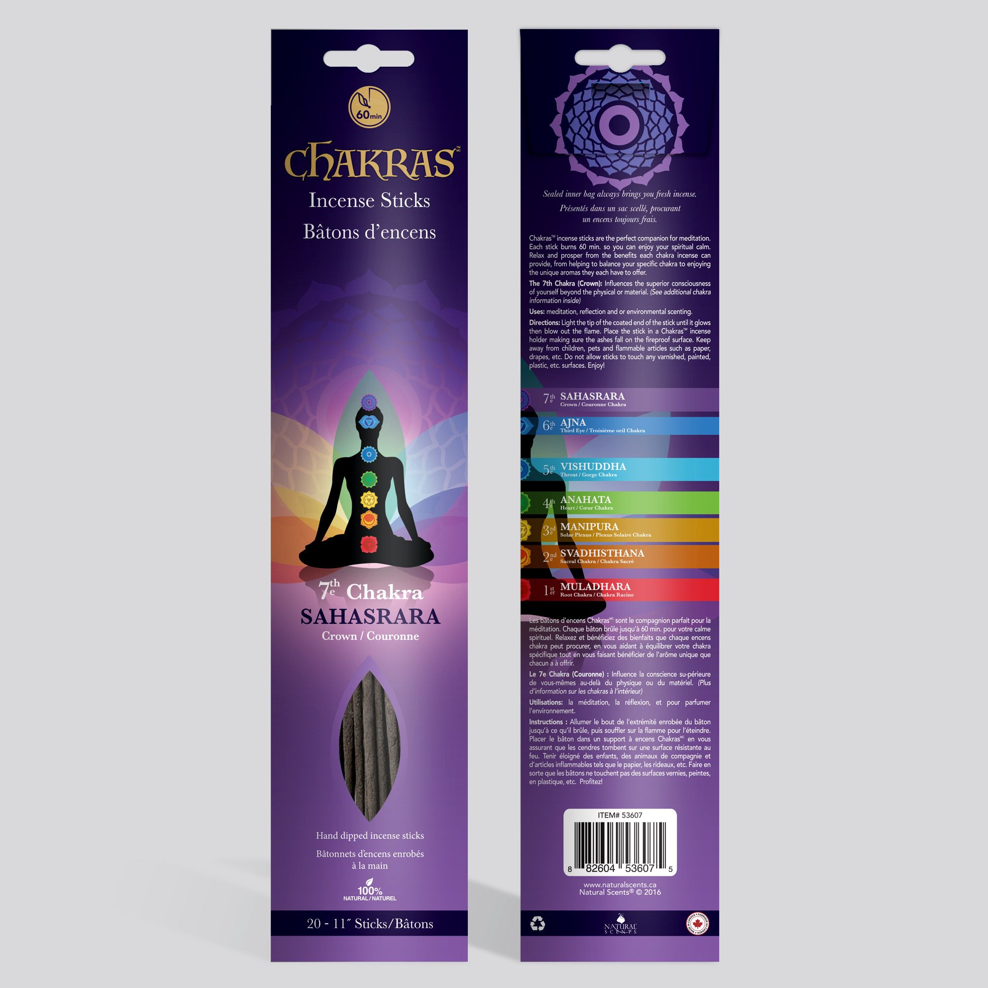 Chakras #07 Sahasrara Incense Sticks